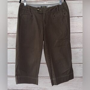 Eddie Bauer Blakely Fit Cropped Wide Leg Pants - Size 10 Office Church School